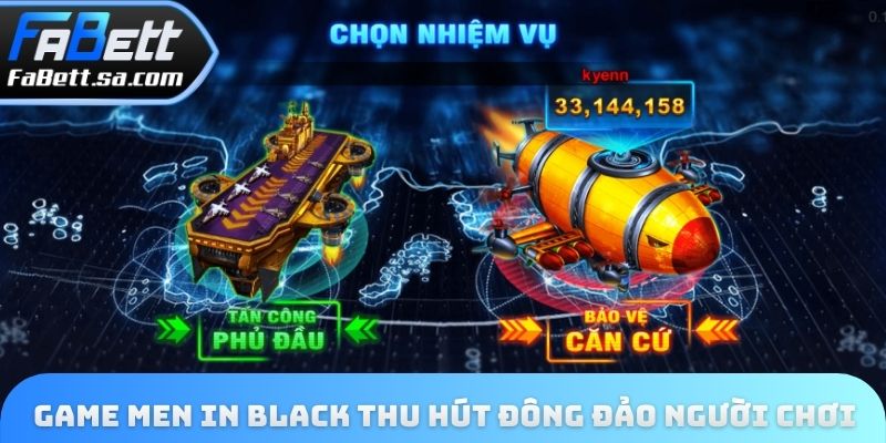 Game Men In Black thu hút đông đảo người chơi