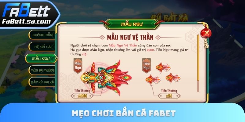 Mẹo chơi bắn cá Fabet